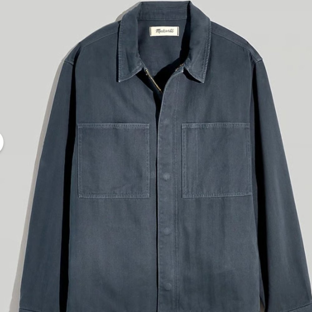 Madewell Garment Dyed Cotton Jacket Vintage Workwear Inspired Mens Medium
